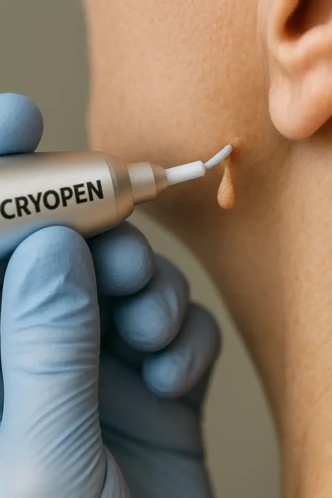 Cryopen for skin tags removal Guildford speak to our team today!