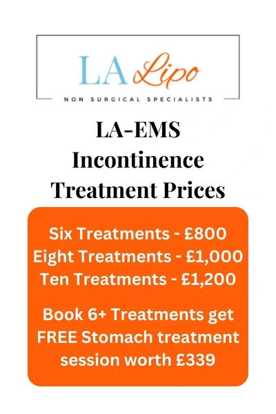 LA-EMS Incontinence Treatment Prices Guildford
